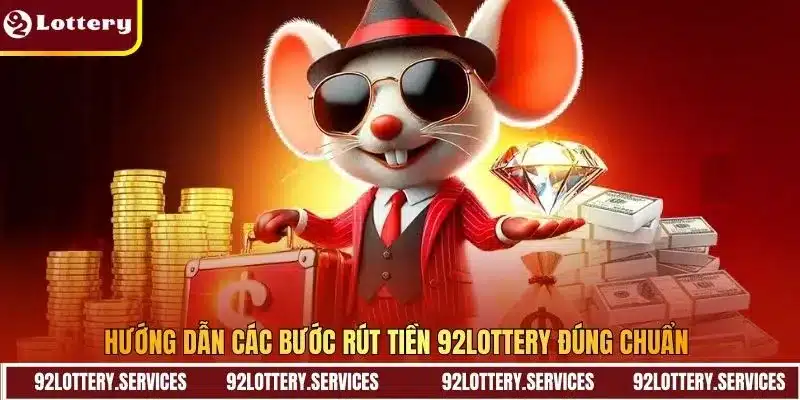 Hướng dẫn các bước rút tiền 92Lottery đúng chuẩn